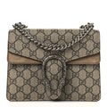GG Supreme Monogram Mini Dionysus Shoulder Bag Taupe product image 1, provided for visual reference and product detail review