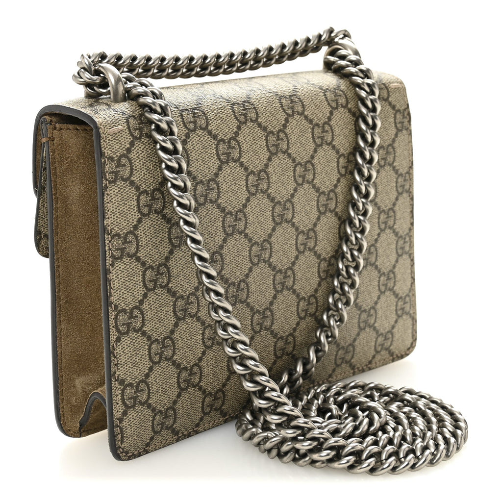 GG Supreme Monogram Mini Dionysus Shoulder Bag Taupe product image 3, provided for visual reference and product detail review