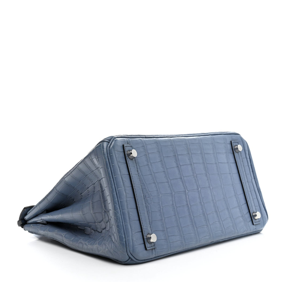 Matte Porosus Crocodile Birkin 30 Bleu Brighton product image 6, provided for visual reference and product detail review