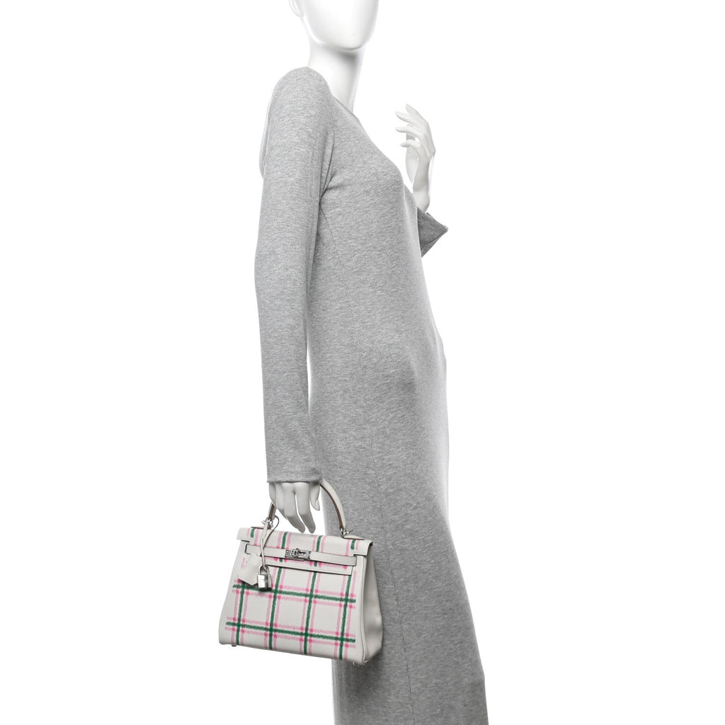 Swift Tartan Kelly Retourne 25 Gris Pale Rose Bubblegum Vert Moyen product image 3, provided for visual reference and