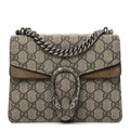 GG Supreme Monogram Mini Dionysus Shoulder Bag Taupe product image 1, provided for visual reference and product detail review