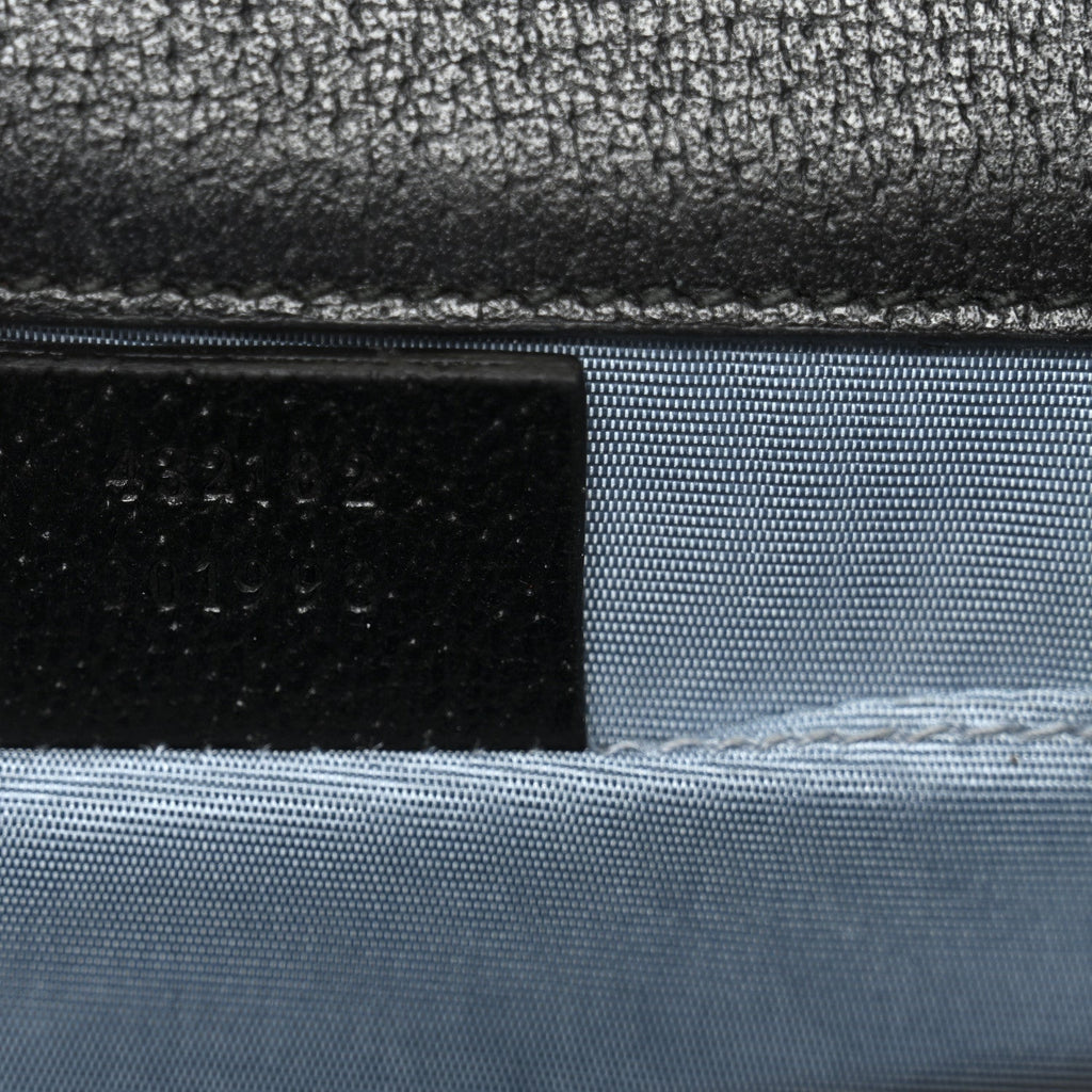 Grained Calfskin Bee Star Small Padlock Shoulder Bag Black product image 7, provided for visual reference and product detail