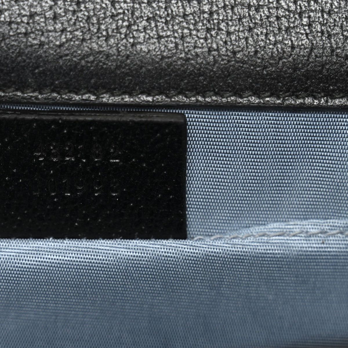 Grained Calfskin Bee Star Small Padlock Shoulder Bag Black product image 7, provided for visual reference and product detail