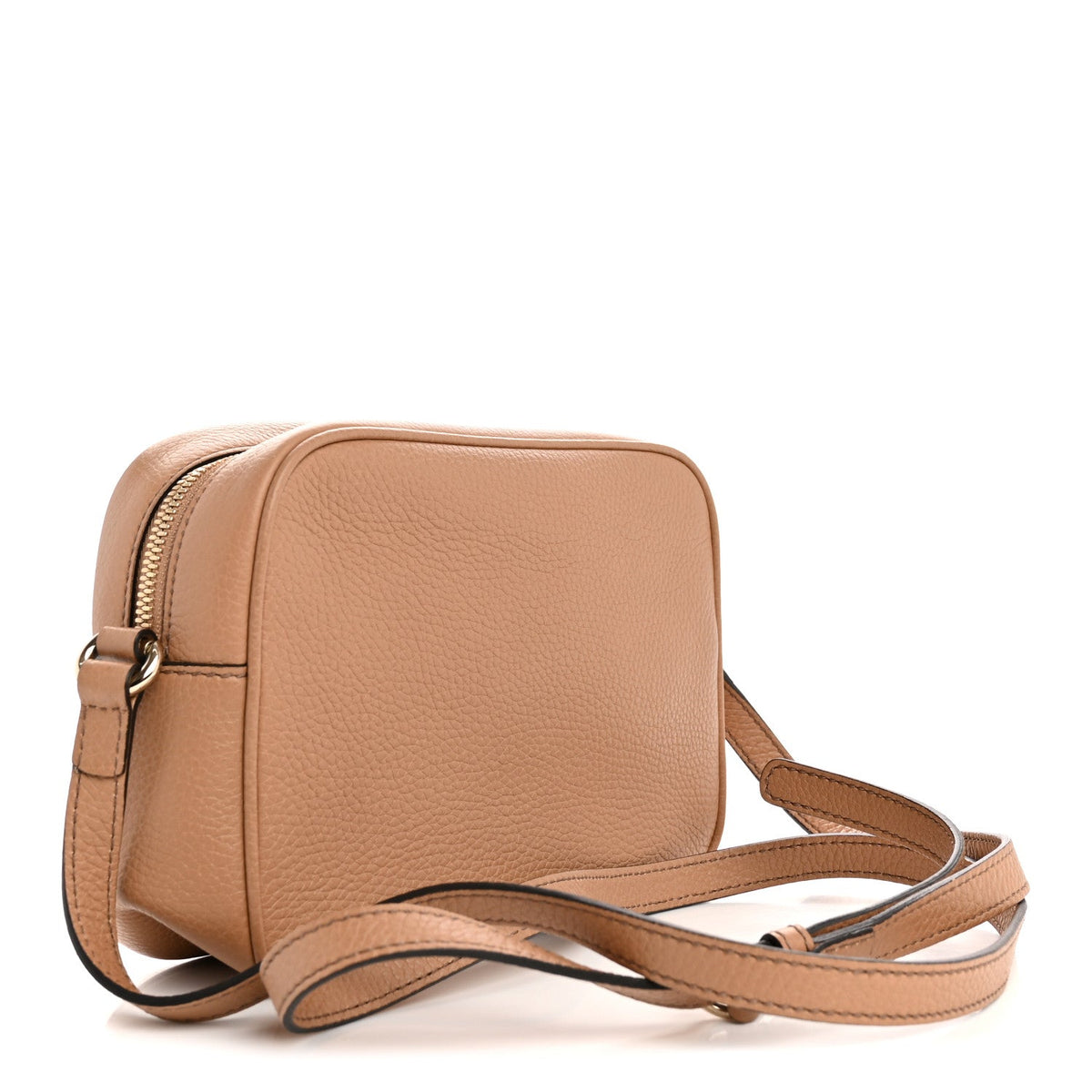 Pebbled Calfskin Small Soho Disco Bag Camelia product image 3, provided for visual reference and product detail review