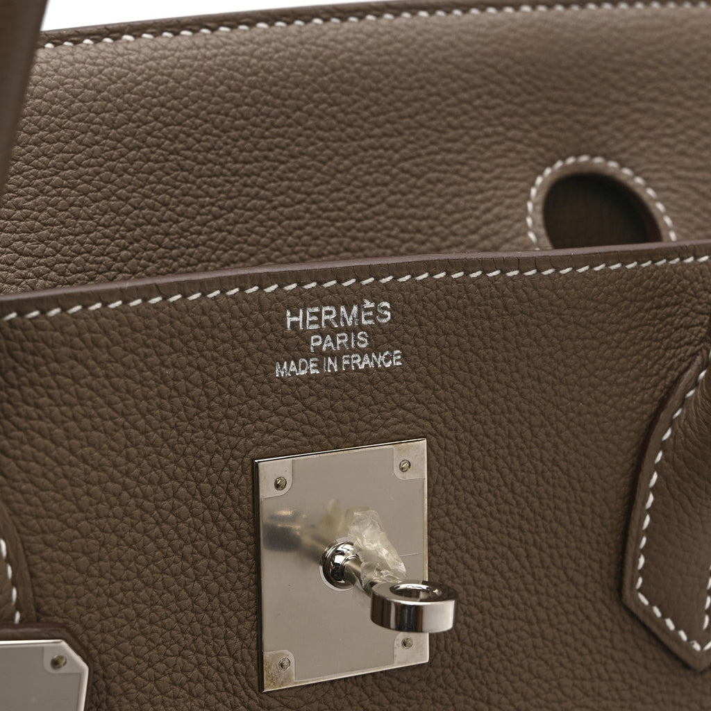 Togo Birkin 40 Etoupe product image 6, provided for visual reference and product detail review