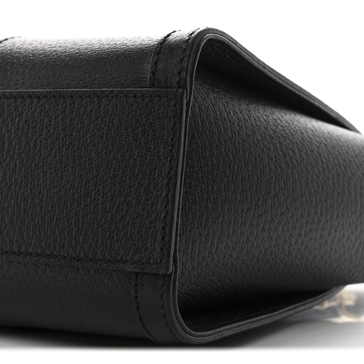 Textured Calfskin Web Small Ophidia Tote Bag Black product image 10, provided for visual reference and product detail review