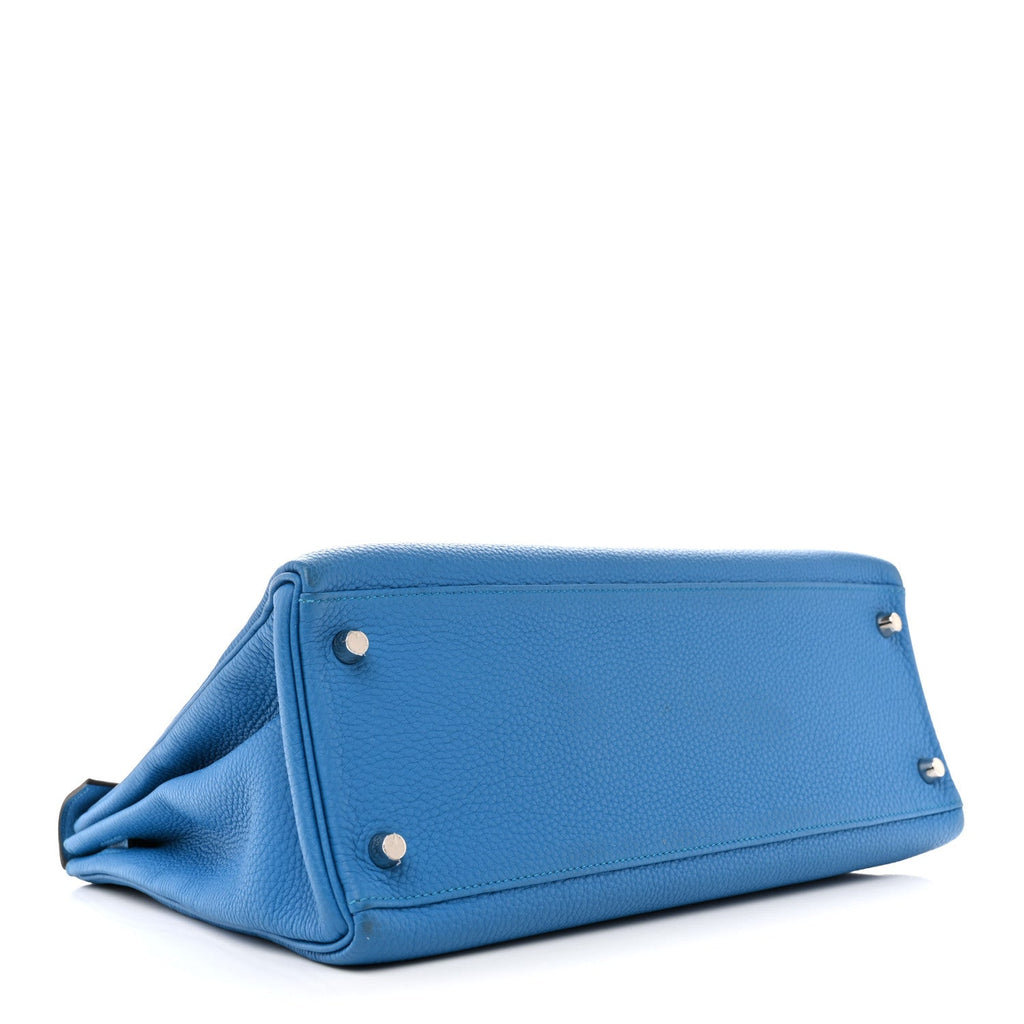 Togo Kelly Retourne 32 Bleu Zanzibar product image 4, provided for visual reference and product detail review