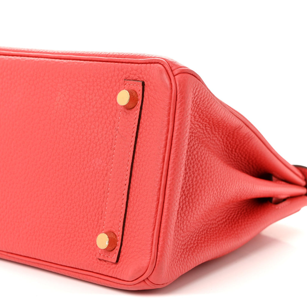 Togo Birkin 25 Rouge Pivoine product image 10, provided for visual reference and product detail review