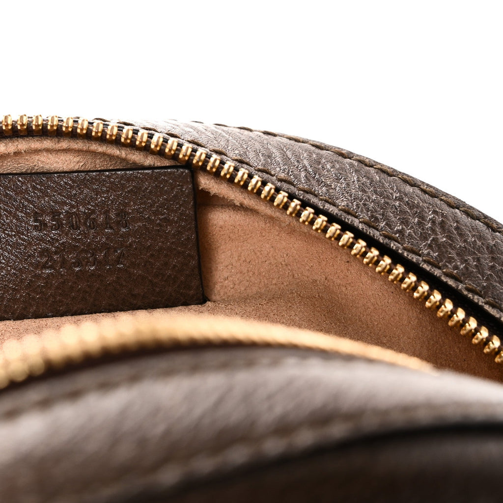 GG Supreme Monogram Web Mini Ophidia Round Shoulder Bag Brown product image 7, provided for visual reference and product