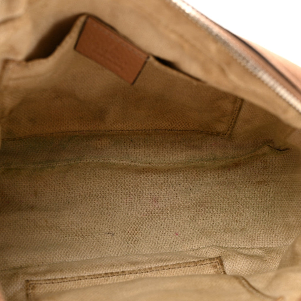 Pebbled Calfskin Small Soho Disco Bag Camelia product image 5, provided for visual reference and product detail review