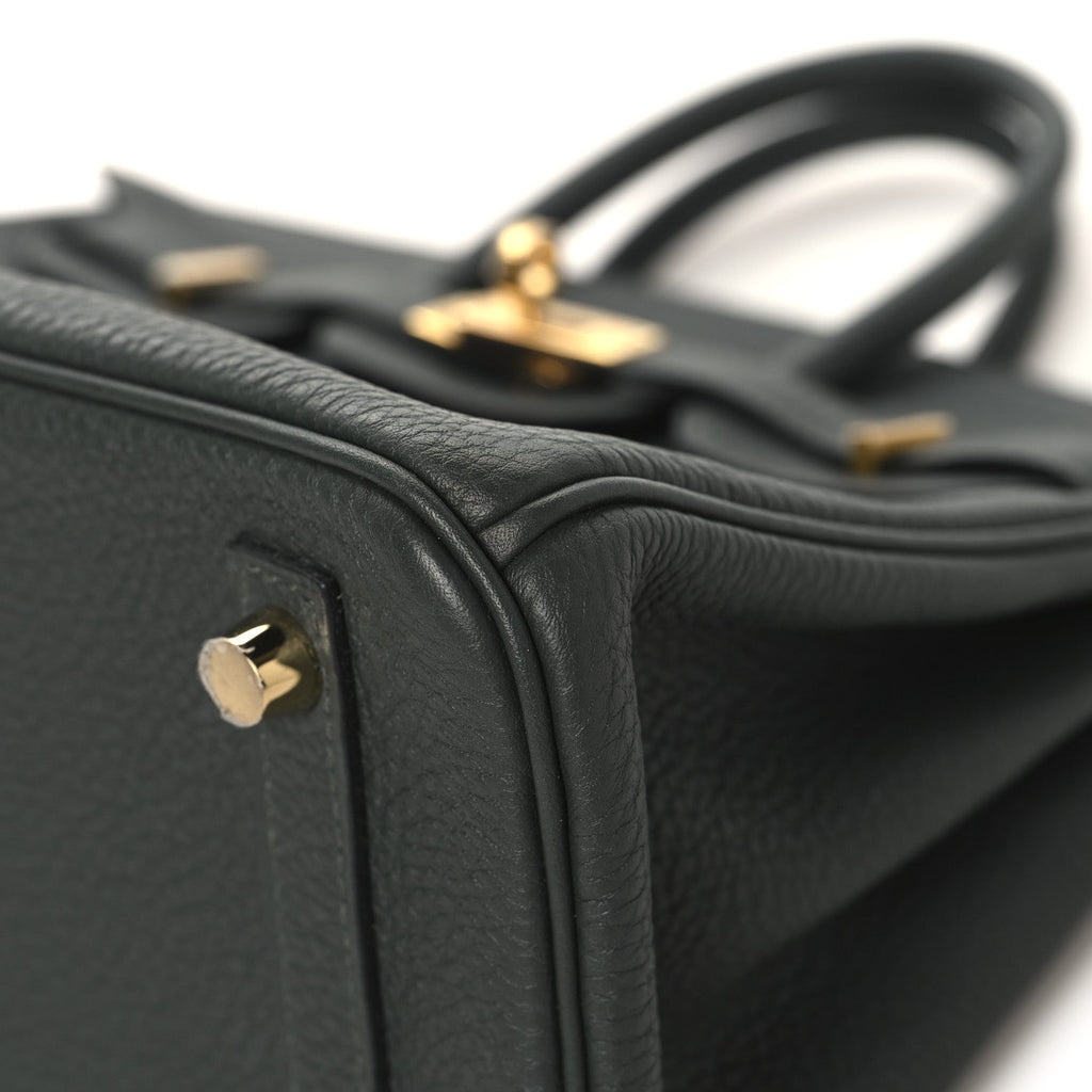 Togo Birkin 25 Vert Fonce product image 10, provided for visual reference and product detail review