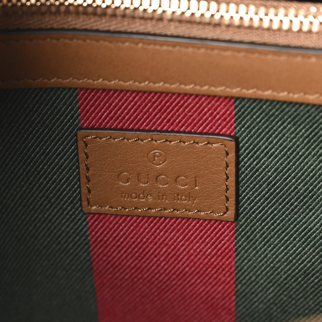 GG Icon Monogram Padlock Shoulder Bag Beige Dark Brown product image 6, provided for visual reference and product detail
