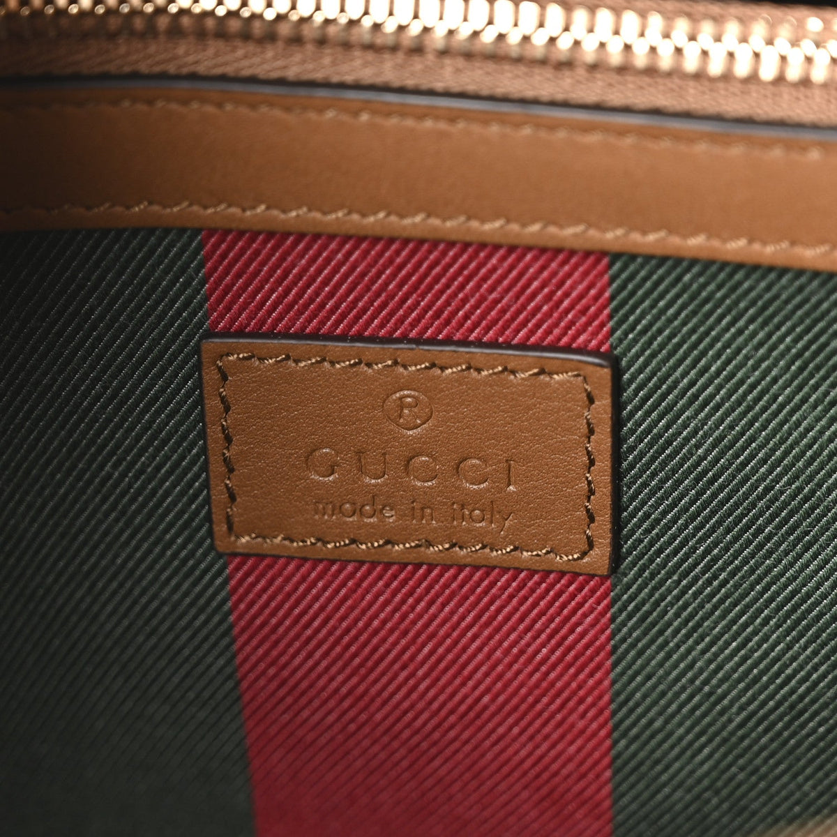GG Icon Monogram Padlock Shoulder Bag Beige Dark Brown product image 6, provided for visual reference and product detail