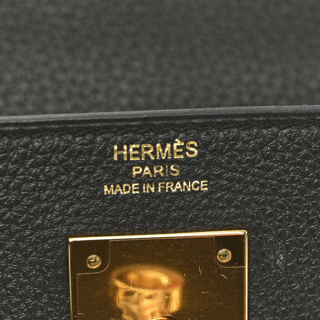Togo Kelly Retourne 28 Black product image 6, provided for visual reference and product detail review