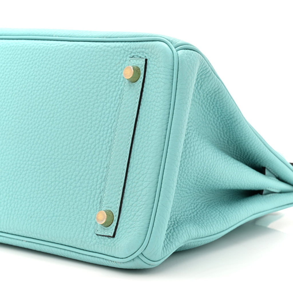 Togo BIRKIN 30 Bleu Atoll product image 9, provided for visual reference and product detail review