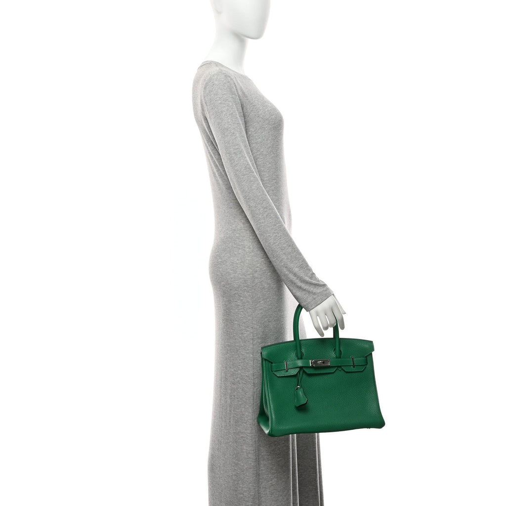 Togo Verso Birkin 30 Vert Vertigo Vert Fonce product image 2, provided for visual reference and product detail review