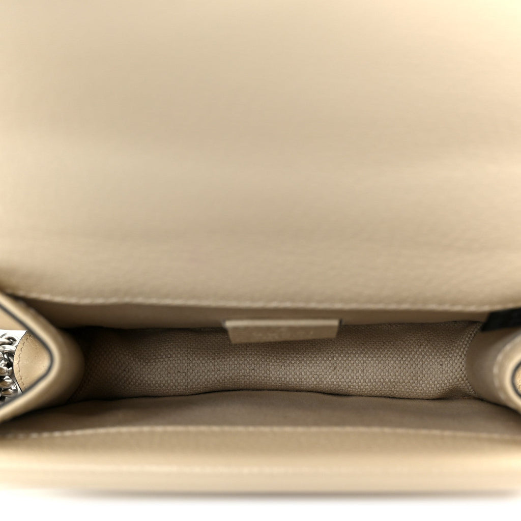 Textured Calfskin Crystal Mini Dionysus Shoulder Bag Mystic White product image 5, provided for visual reference and product