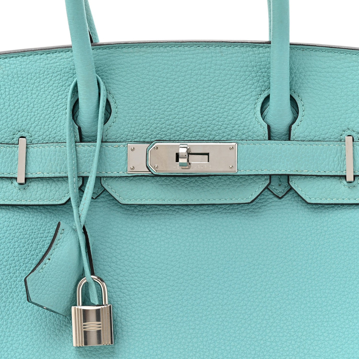 Togo BIRKIN 30 Bleu Atoll product image 8, provided for visual reference and product detail review