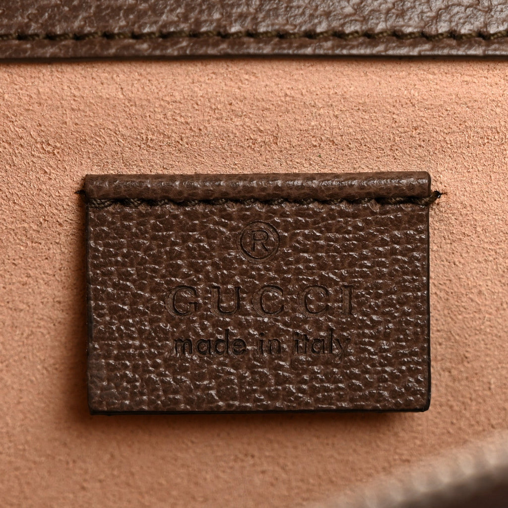 GG Supreme Monogram Textured Dollar Calfskin Top Handle Dionysus Shoulder Bag Beige Ebony New Acero product image 6,