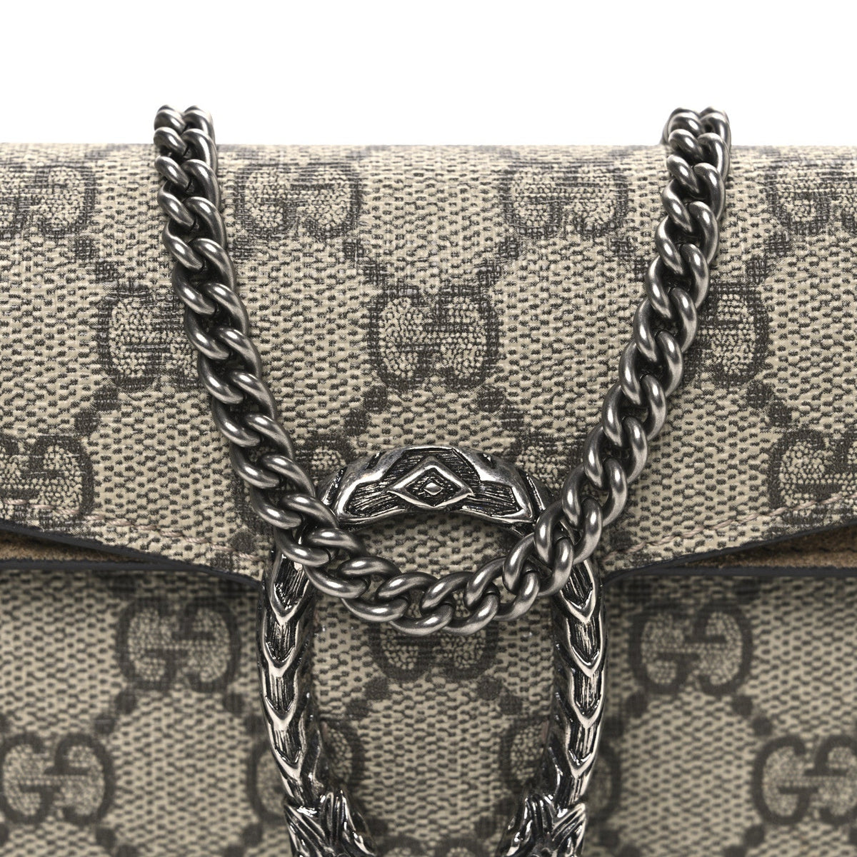 GG Supreme Monogram Super Mini Dionysus Shoulder Bag Taupe product image 7, provided for visual reference and product detail