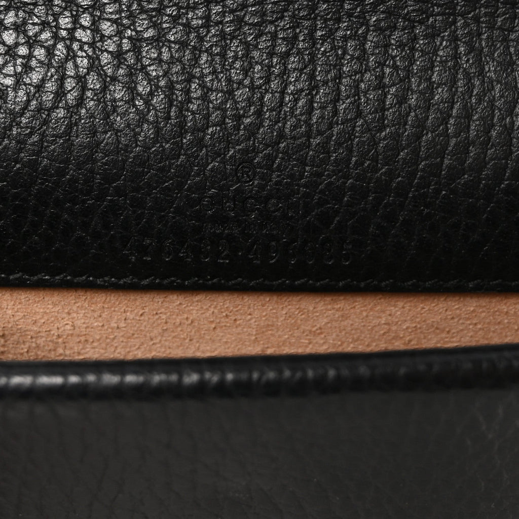 Calfskin Super Mini Dionysus Shoulder Bag Black product image 6, provided for visual reference and product detail review
