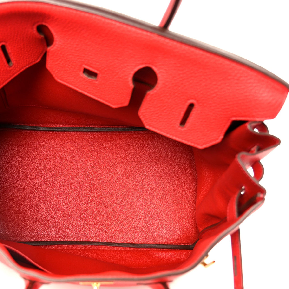 Togo BIRKIN 35 Geranium product image 5, provided for visual reference and product detail review