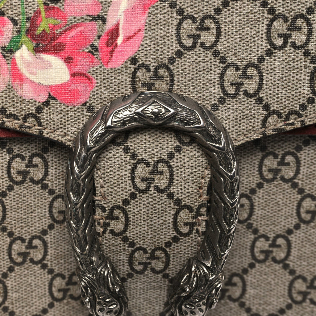 GG Supreme Monogram Blooms Dionysus Belt Bag Beige Multicolor Dry Rose product image 8, provided for visual reference and