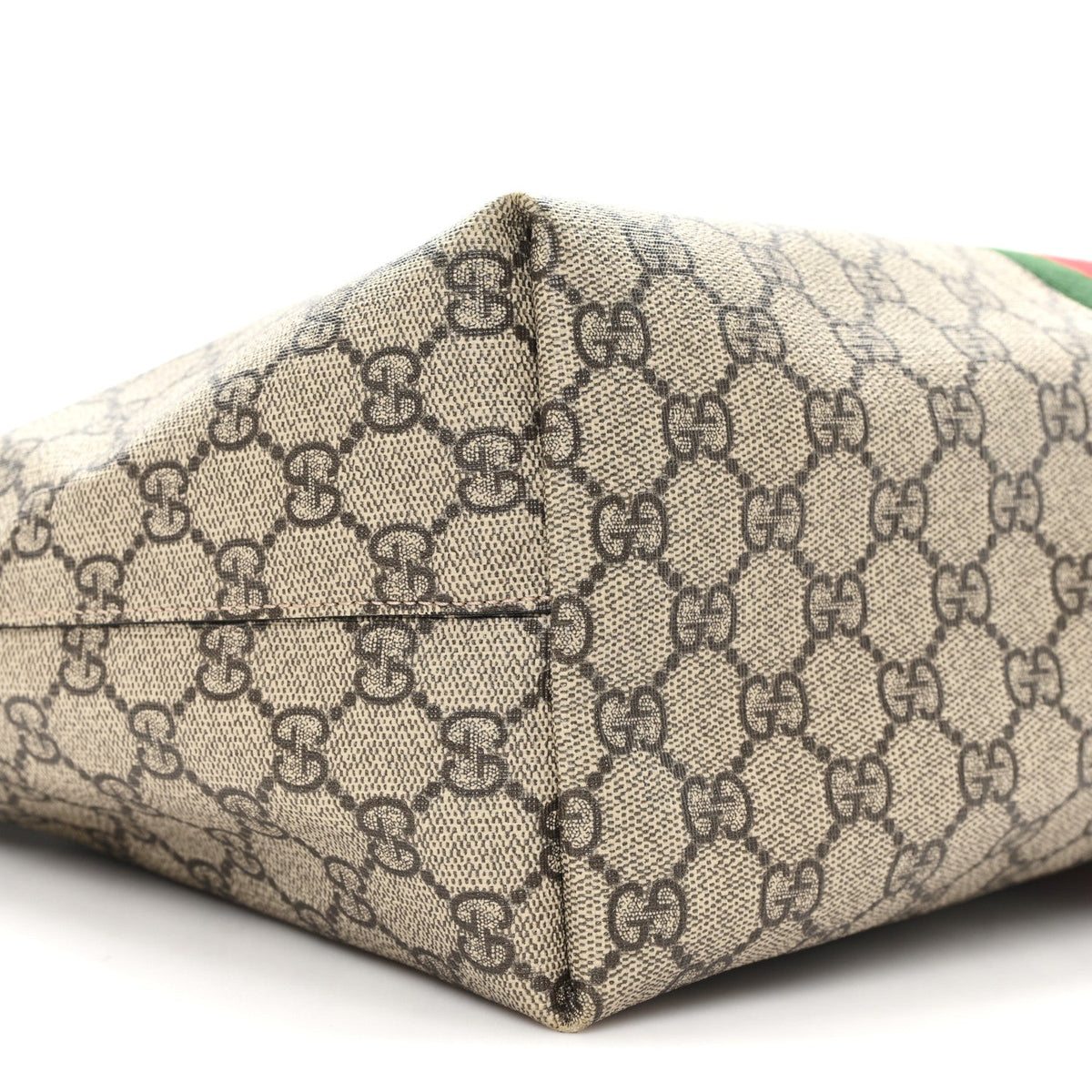 GG Supreme Monogram Medium Ophidia Shopping Tote Brown product image 9, provided for visual reference and product detail
