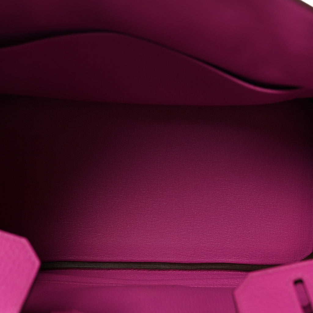 Taurillon Clemence Birkin 30 Magnolia product image 5, provided for visual reference and product detail review
