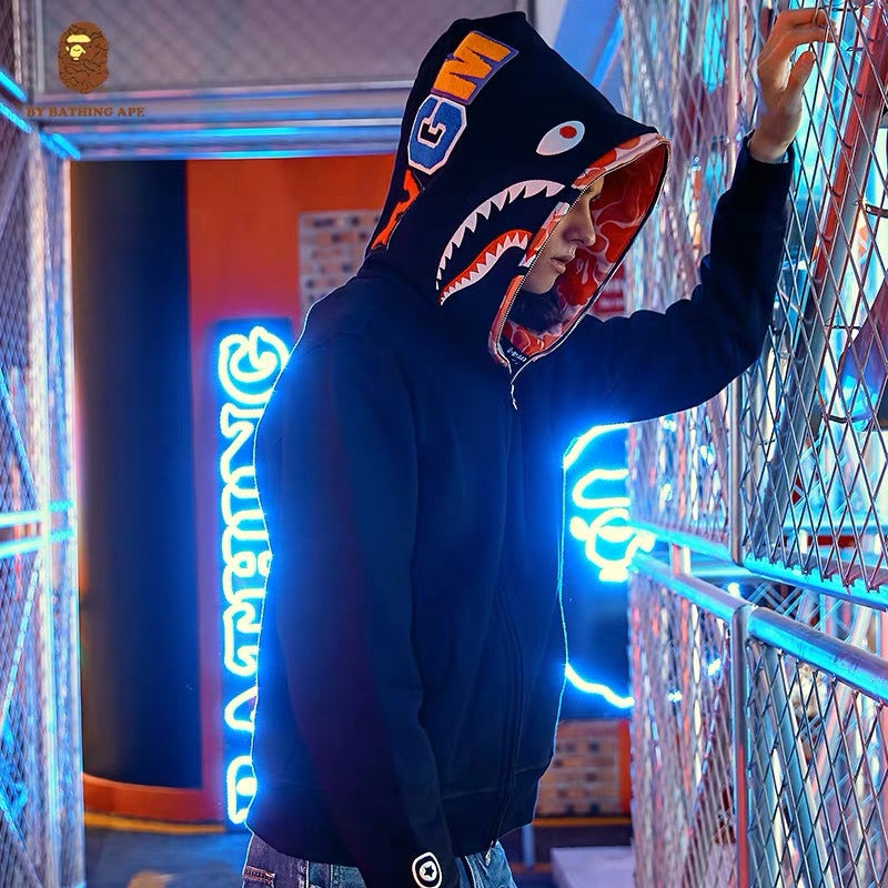 Bathing Ape Hoodie Camouflage Cardigan Men and Women Sweater Hoodie Coat product image 18, provided for visual reference and