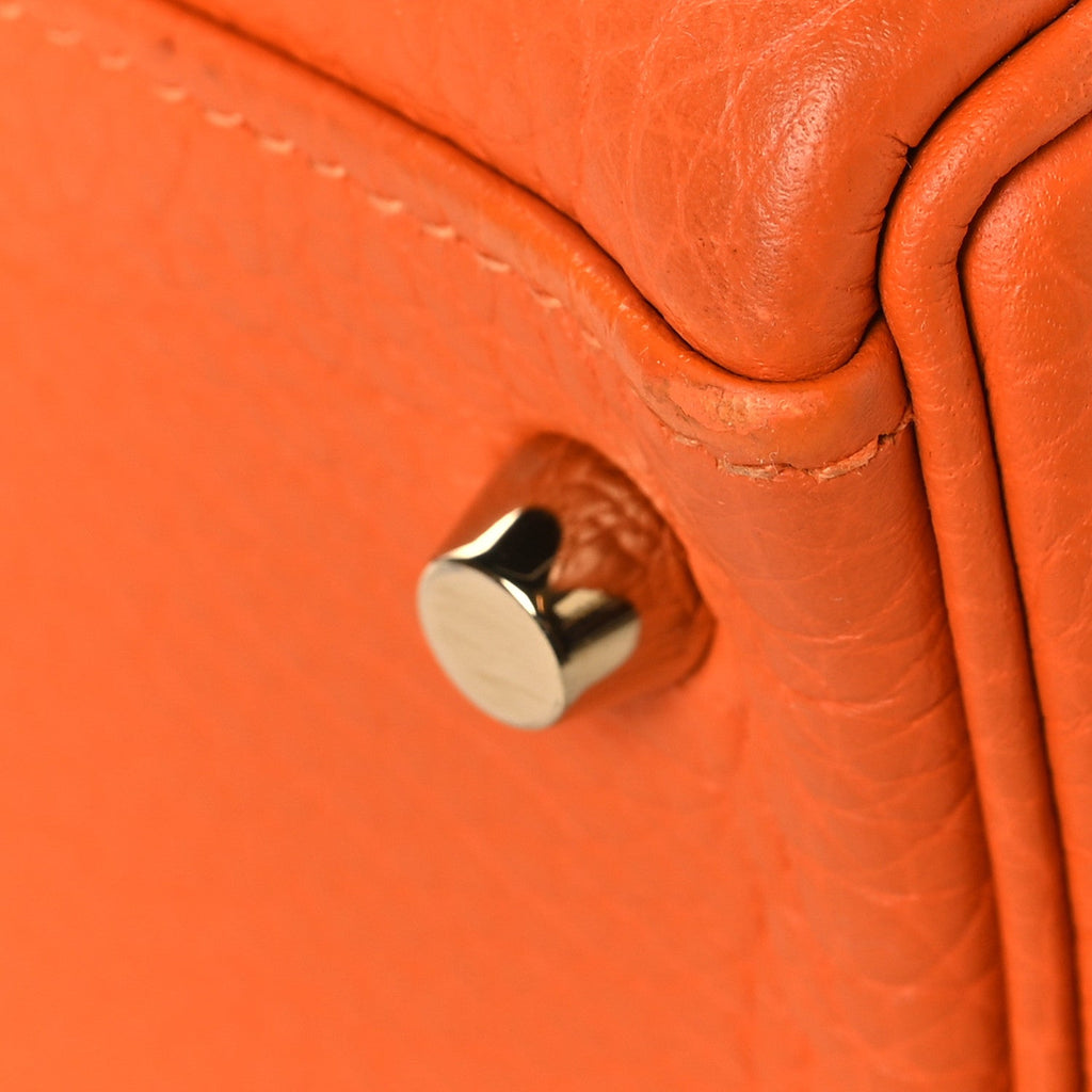 Taurillon Clemence Kelly Retourne 35 Orange product image 12, provided for visual reference and product detail review