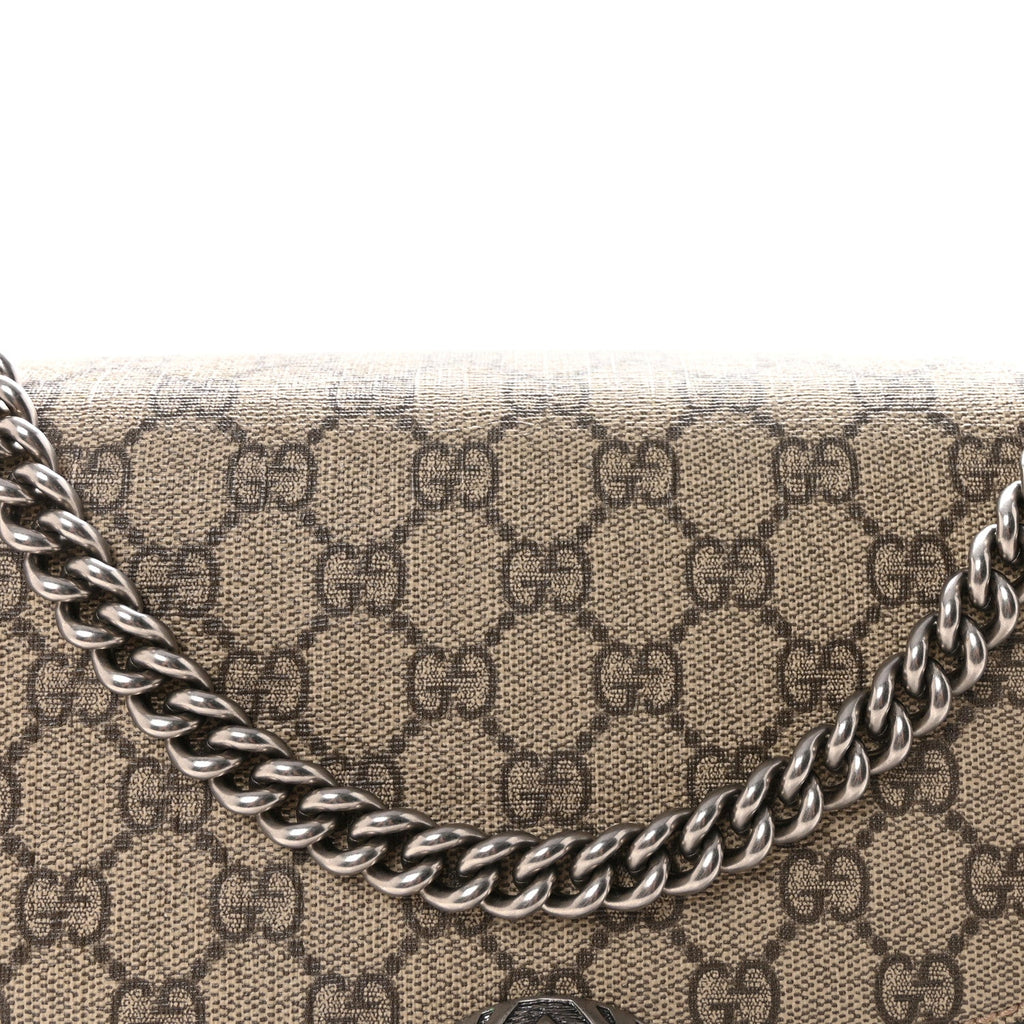 GG Supreme Monogram Medium Dionysus Shoulder Bag Taupe product image 8, provided for visual reference and product detail
