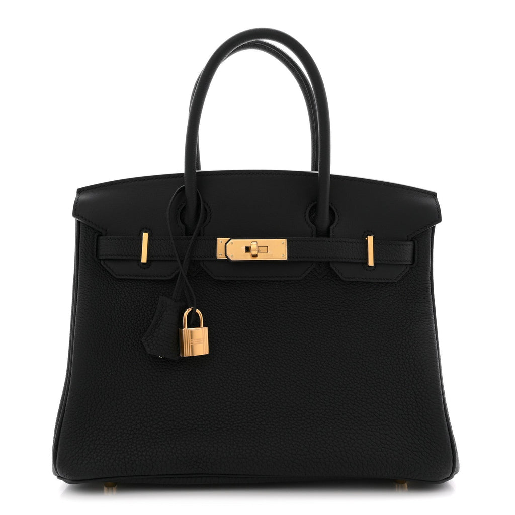 Togo Swift Canvas 3 in 1 Birkin 30 Black product image 1, provided for visual reference and product detail review