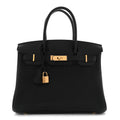 Togo Swift Canvas 3 in 1 Birkin 30 Black product image 1, provided for visual reference and product detail review