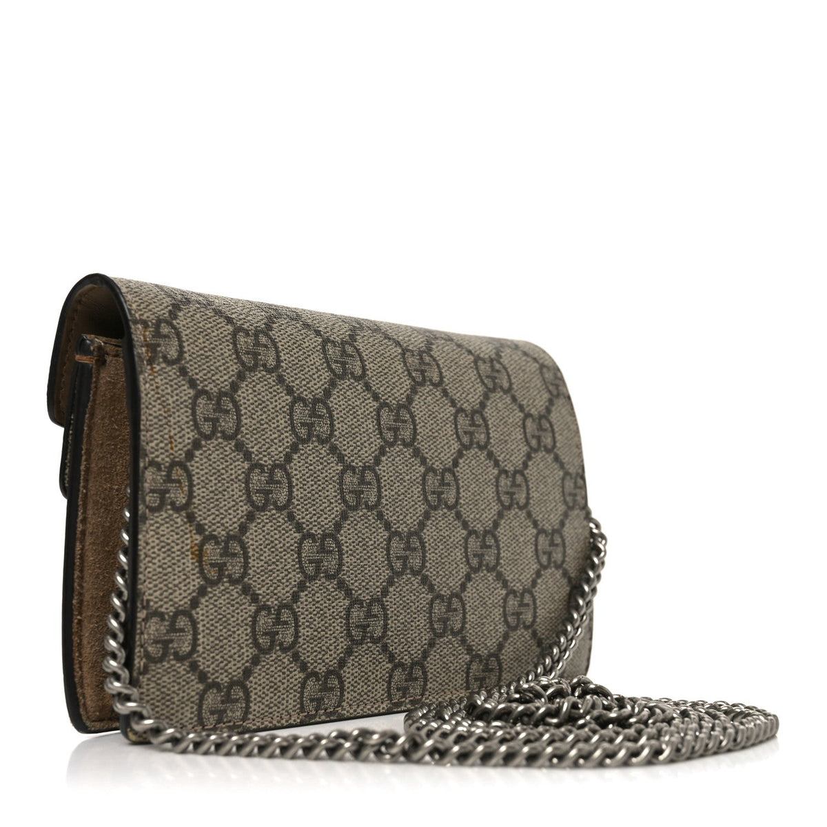 GG Supreme Monogram Super Mini Dionysus Shoulder Bag Taupe product image 3, provided for visual reference and product detail