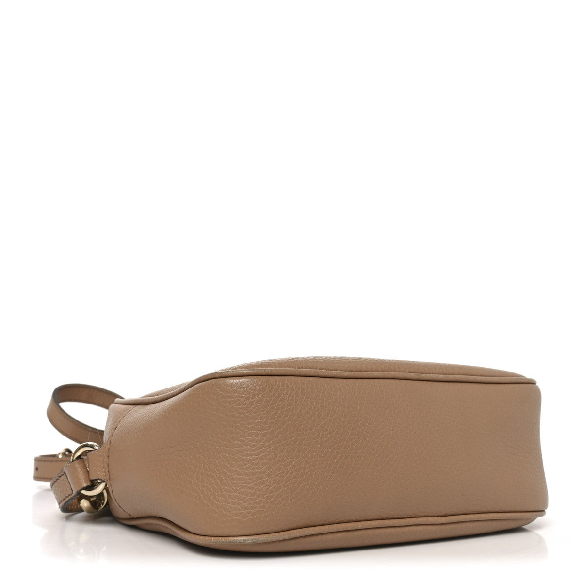 Pebbled Calfskin Small Soho Disco Bag Rose Beige product image 4, provided for visual reference and product detail review