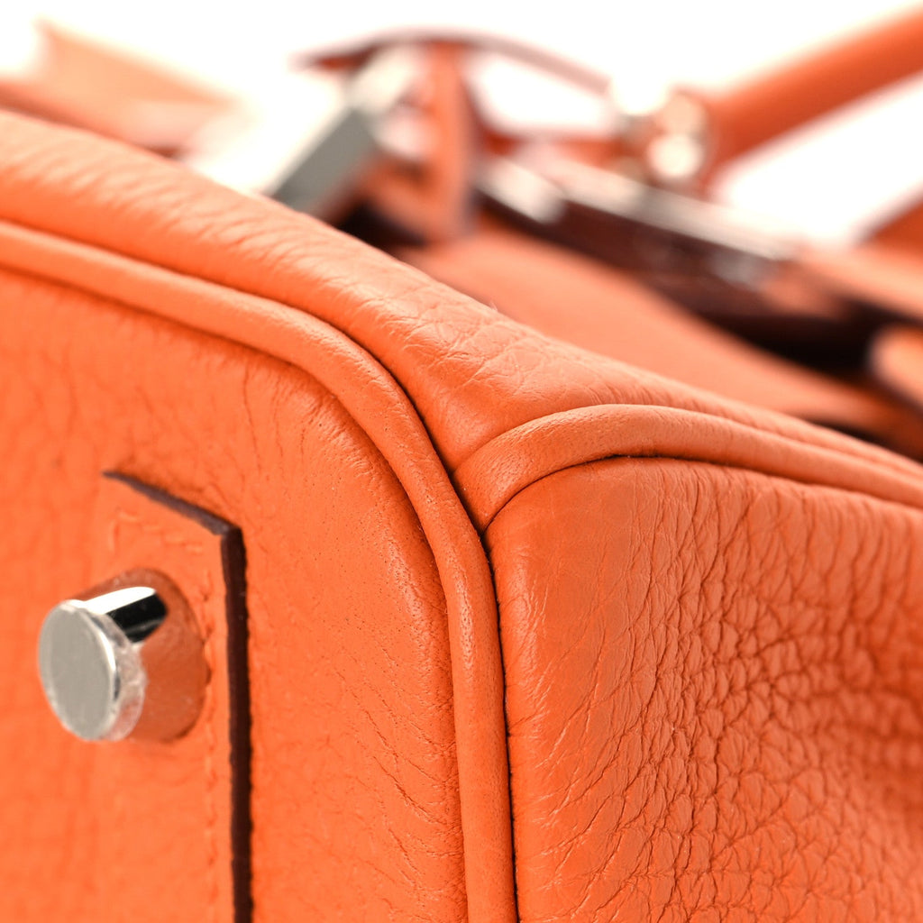Togo Birkin 25 Orange product image 9, provided for visual reference and product detail review