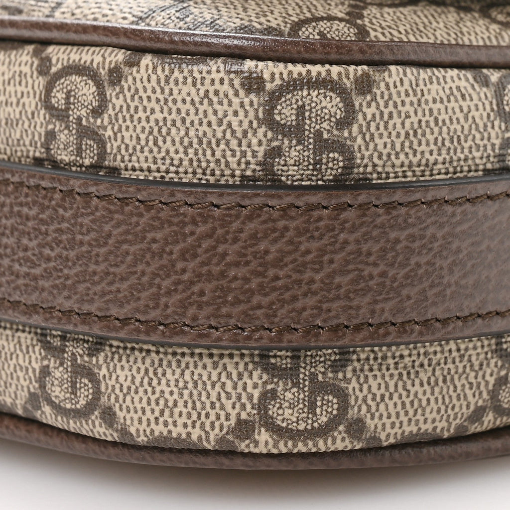 GG Supreme Monogram Web Mini Ophidia Flap Shoulder Bag Brown product image 10, provided for visual reference and product