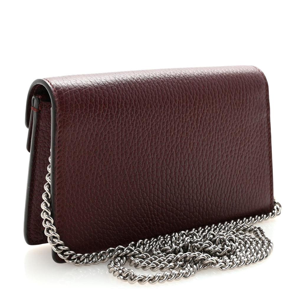 Dollar Calfskin Crystal Super Mini Dionysus Shoulder Bag Vintage Bordeaux Black Diamond product image 3, provided for visual