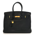 Togo Birkin 35 Black product image 1, provided for visual reference and product detail review