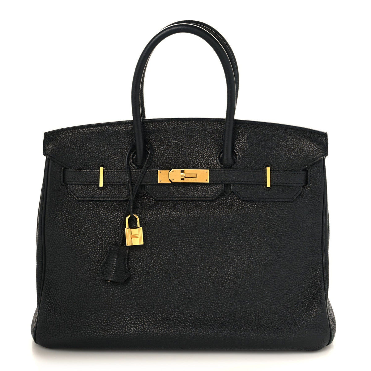 Togo Birkin 35 Black product image 1, provided for visual reference and product detail review