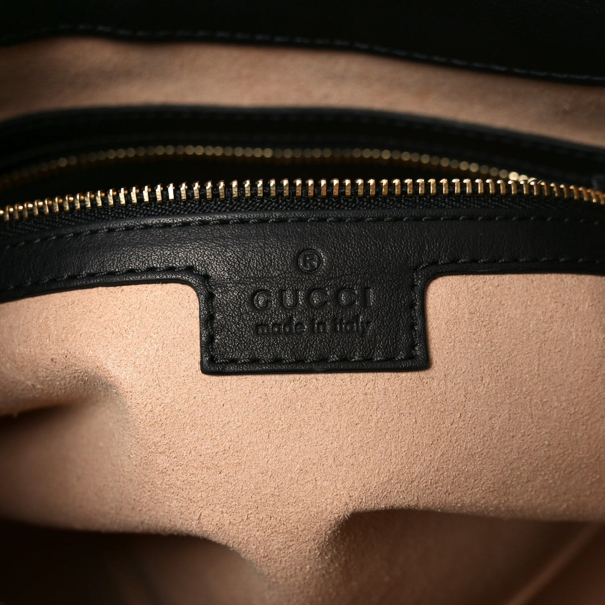 GG Supreme Monogram Medium Padlock Shoulder Bag Black product image 7, provided for visual reference and product detail