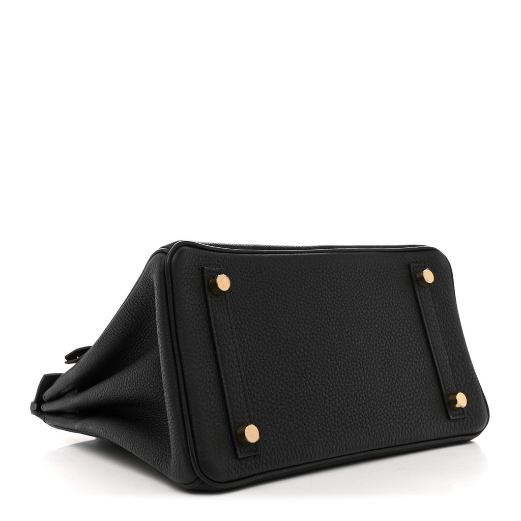 Togo Birkin 25 Black product image 4, provided for visual reference and product detail review