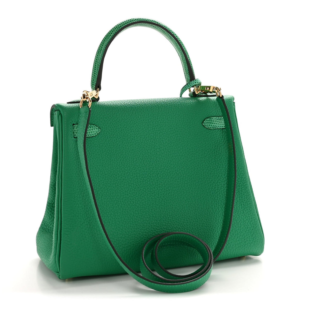 Togo Lizard Kelly Retourne Touch 25 Menthe product image 3, provided for visual reference and product detail review