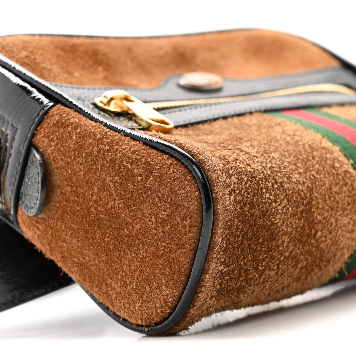 Suede Small Ophidia Belt Bag 85 34 Brown product image 9, provided for visual reference and product detail review