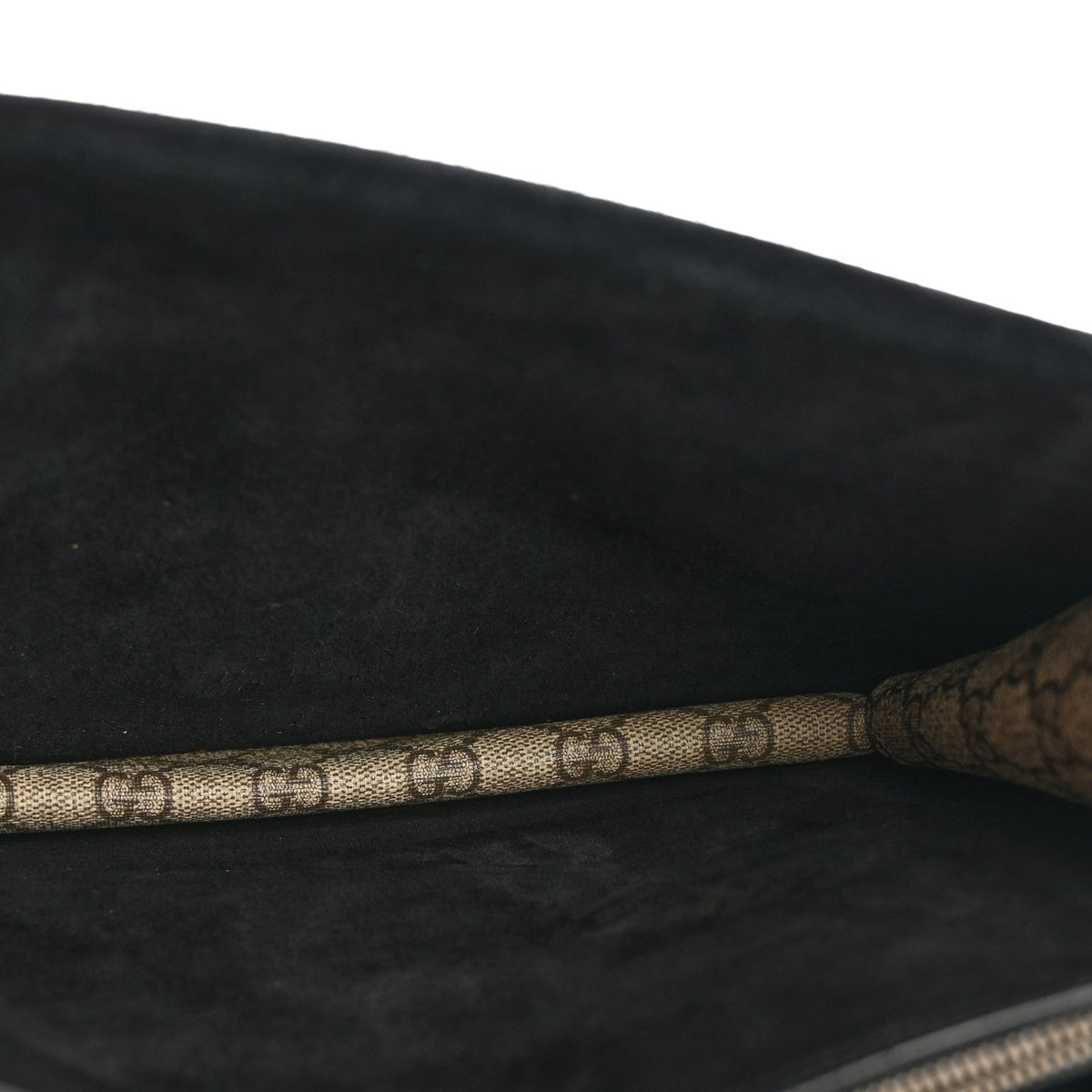 GG Supreme Monogram Medium Dionysus Shoulder Bag Black product image 5, provided for visual reference and product detail