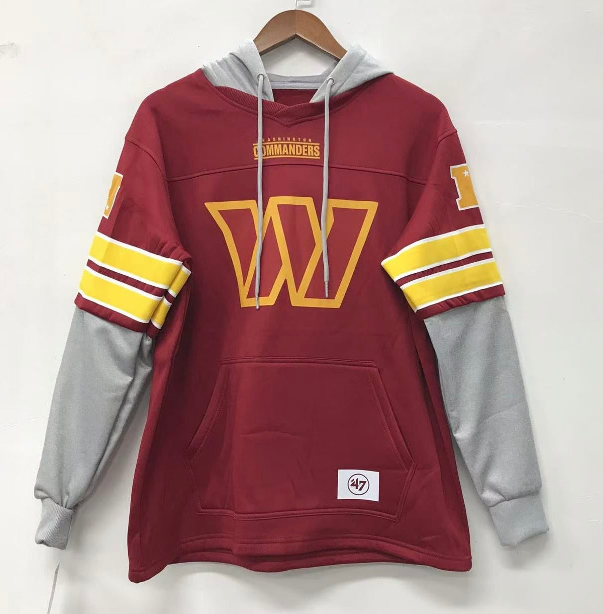 Washington Commanders Official NFL 47 brand hoodie product image 1