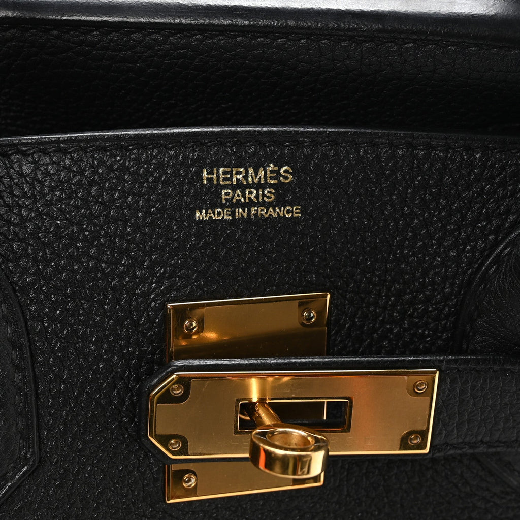 Togo BIRKIN 30 Black product image 6, provided for visual reference and product detail review