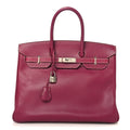 Epsom Candy Birkin 35 Tosca Rose Tyrien product image 1, provided for visual reference and product detail review
