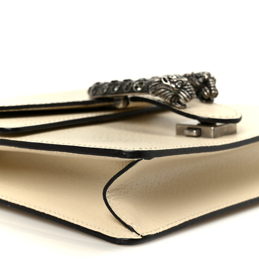 Textured Calfskin Crystal Mini Dionysus Shoulder Bag Mystic White product image 10, provided for visual reference and
